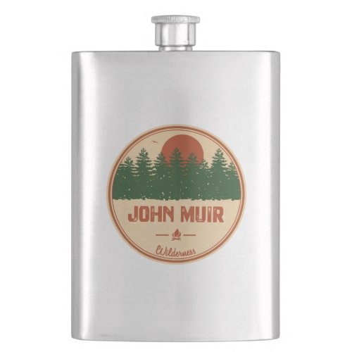 John Muir Wilderness California Flask