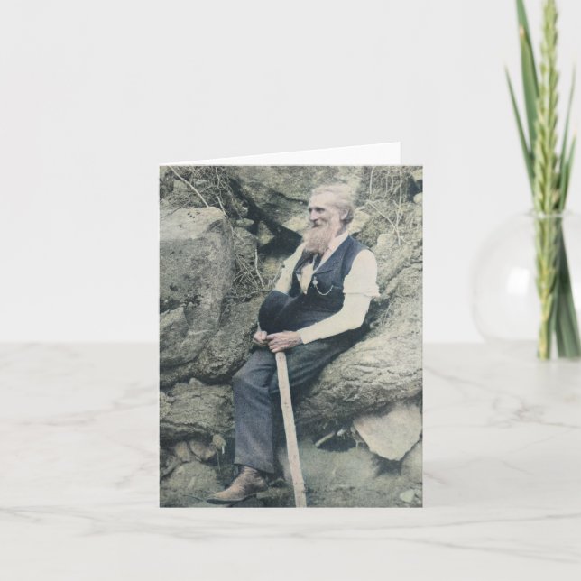 John Muir – Writer Card (Front)