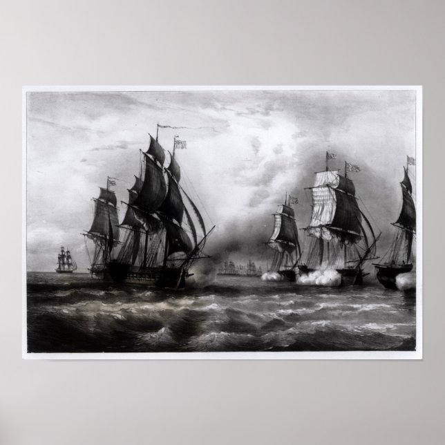 John Paul Jones's 'Ranger' Ship, 1793 Poster (Front)