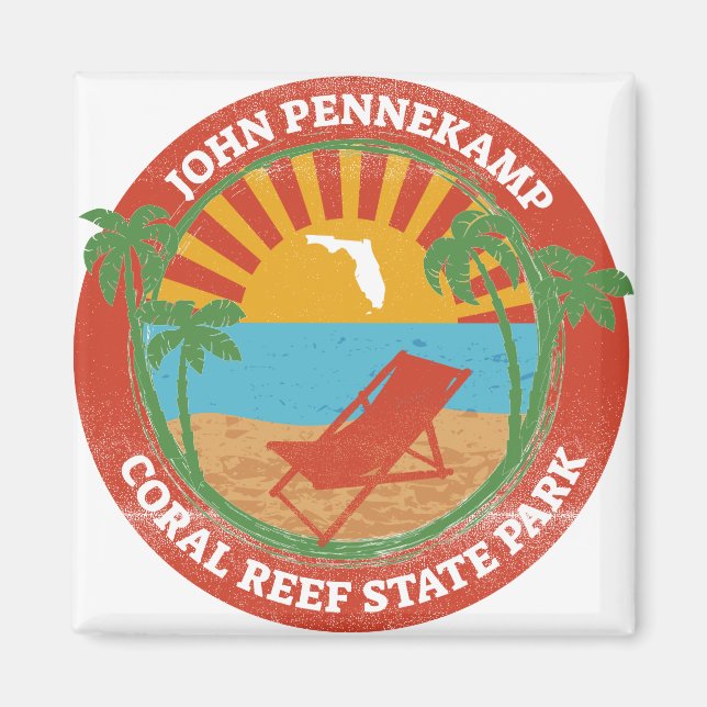 John Pennekamp Coral Reef State Park Magnet (Front)