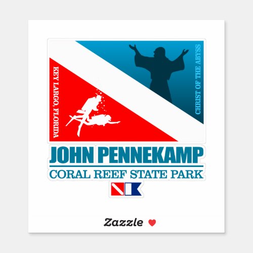 John Pennekamp SP sq Sticker