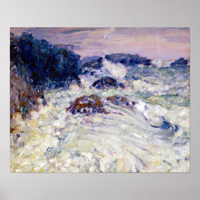 John Peter Russell Rough Sea, Morestil Poster (Front)