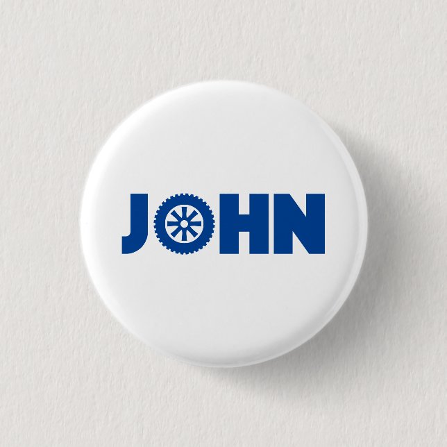 John Petrol Head Button (Front)