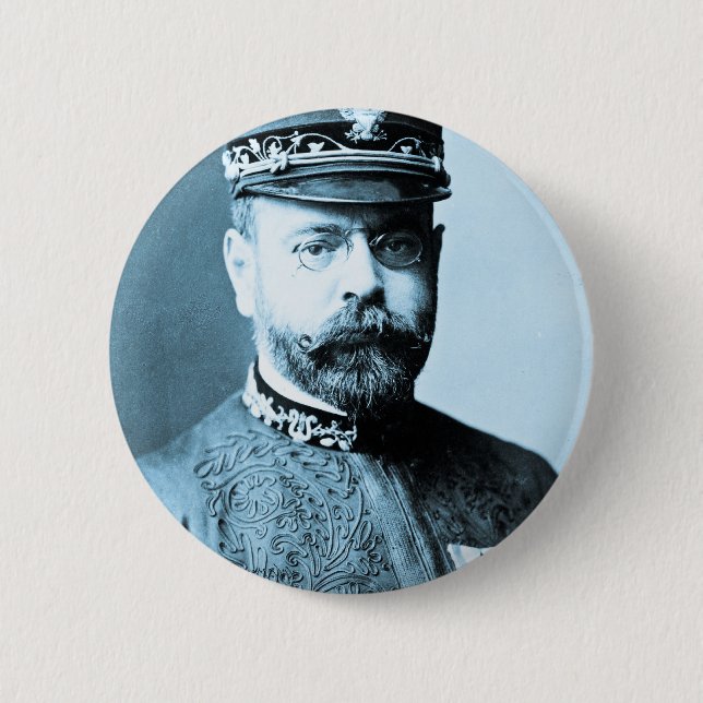 John Philip Sousa Portrait Pinback Button (Front)