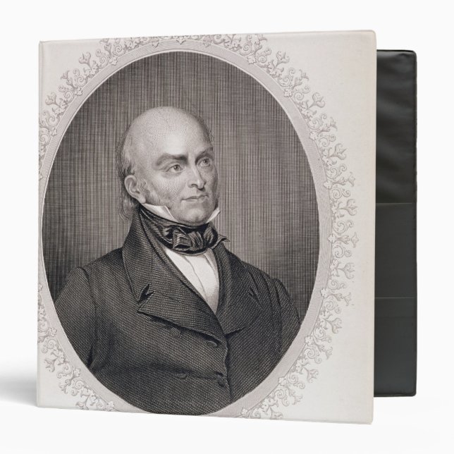 John Quincy Adams 3 Ring Binder (Front/Inside)