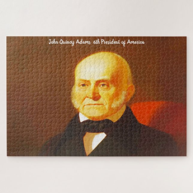 John Quincy Adams 6th President of America. Jigsaw Puzzle (Horizontal)