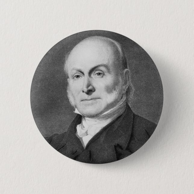 John Quincy Adams Button (Front)