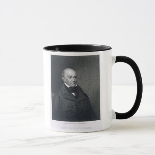 John Quincy Adams engraved by John Wesley Paradis Mug