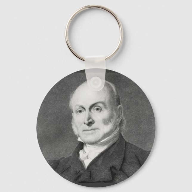 John Quincy Adams Keychain (Front)