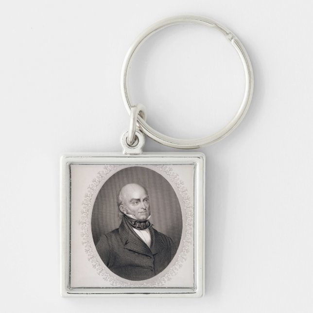 John Quincy Adams Keychain (Front)