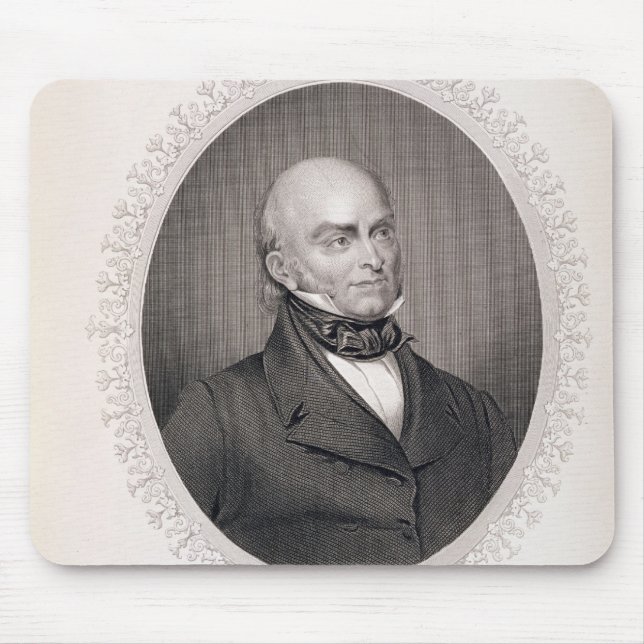John Quincy Adams Mouse Pad (Front)