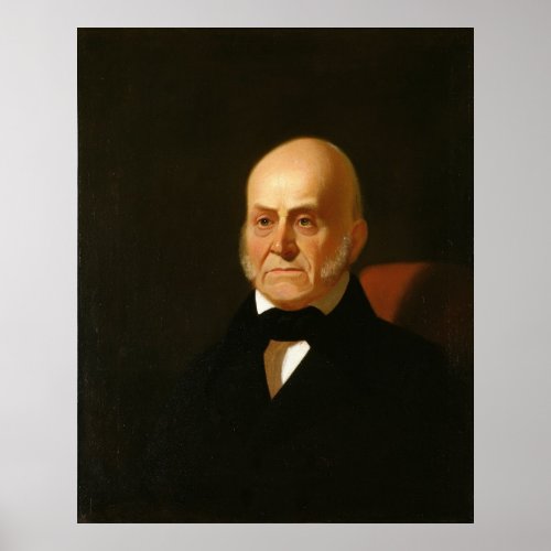 JOHN QUINCY ADAMS Portrait by George Caleb Bingham Poster