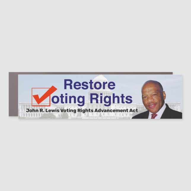 John R. Lewis Voting Rights Advancement Act Car Magnet (Front)