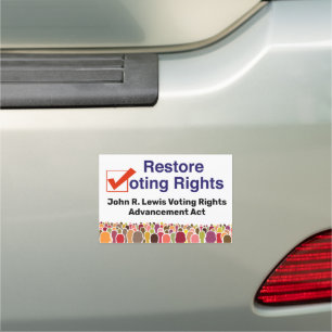 John R. Lewis Voting Rights Advancement Act Car Magnet