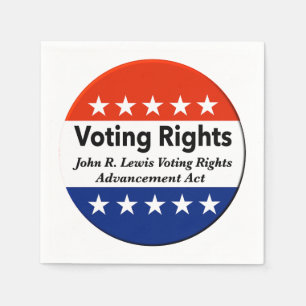 John R. Lewis Voting Rights Advancement Act Napkins