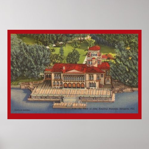 John Ringling Mansion Poster