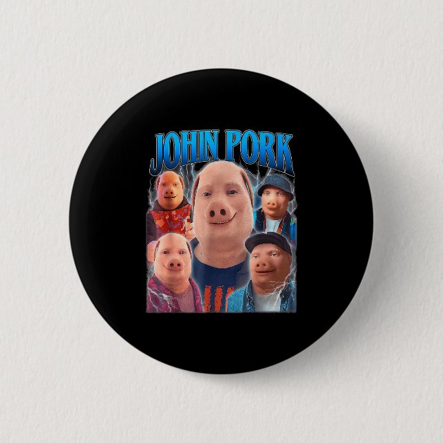 John Rk Meme Humor Men Women  Button (Front)