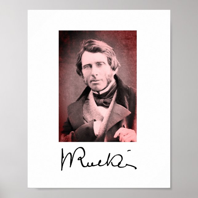John Ruskin Poster (Front)