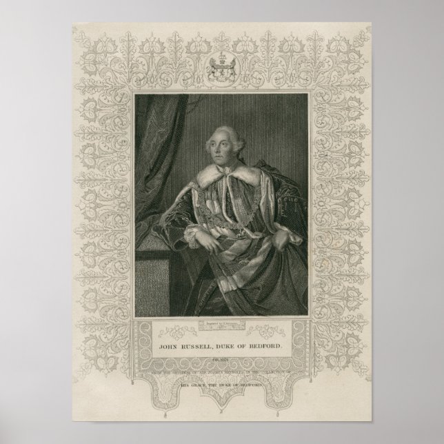 John Russell, Duke of Bedford Poster (Front)