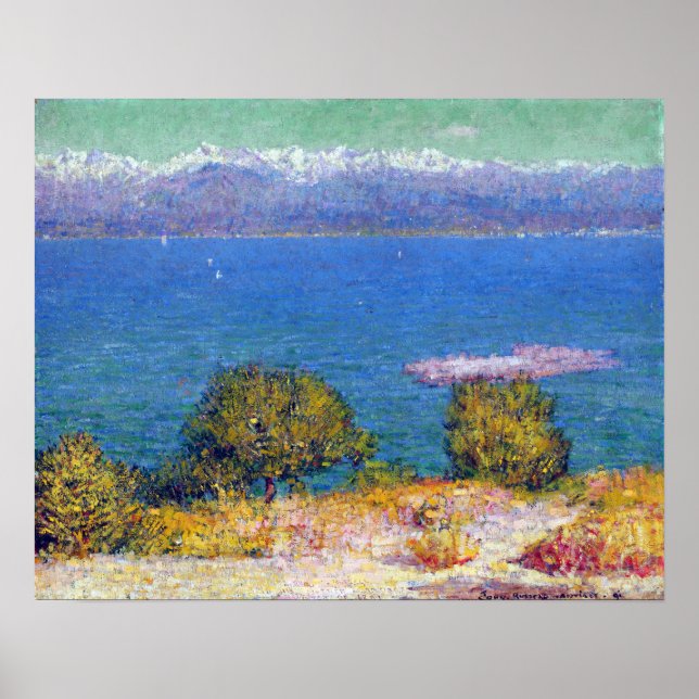 John Russell Landscape, Antibes (The Bay of Nice) Poster (Front)