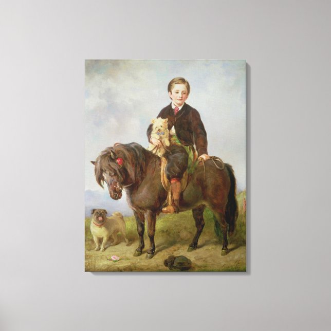 John Samuel Bradford as a boy Canvas Print (Front)
