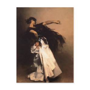John Sargent-Spanish Dancer, study for 'El Jaleo' Postcard