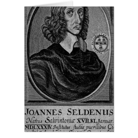 John Selden, 1672 Cards (Front)
