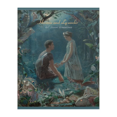 John Simmons Hermia and Lysander Midsummer CC0855 Acrylic Print