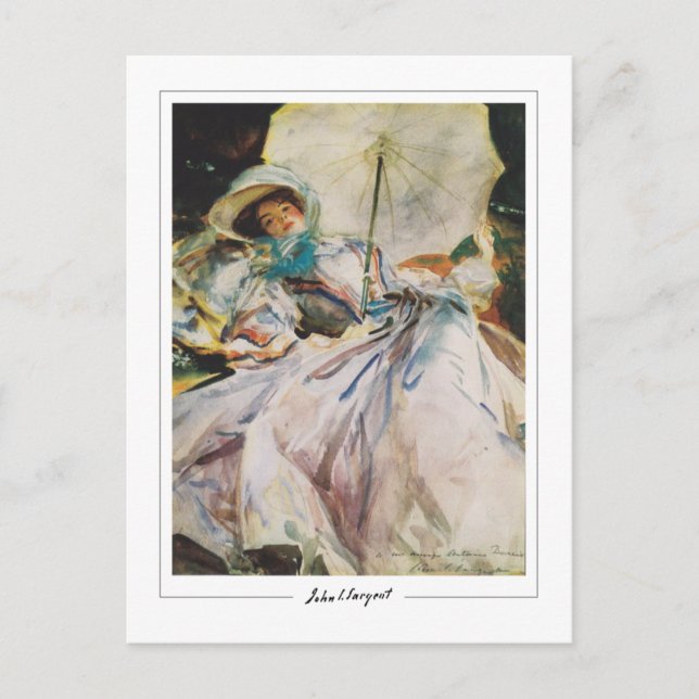 John Singer Sargent #469 - Fine Art Postcard (Front)
