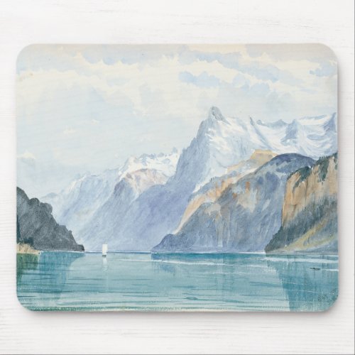 John Singer Sargent _ Bay of Uri Brunnen Mouse Pad