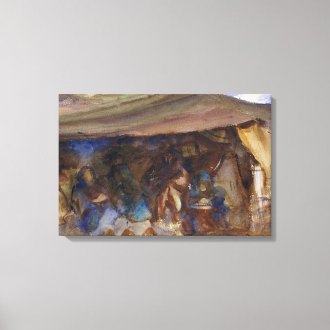 John Singer Sargent - Bedouin Tent Canvas Print (Front)