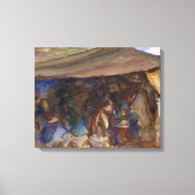John Singer Sargent - Bedouin Tent Canvas Print (Front)