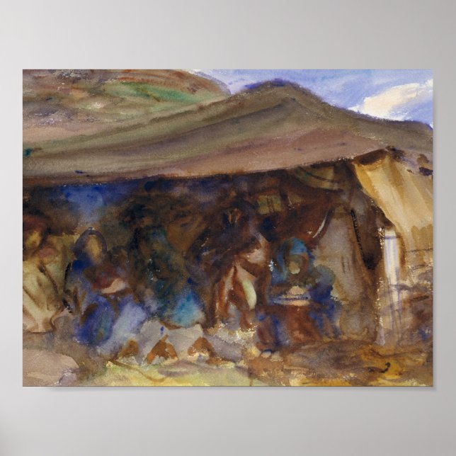 John Singer Sargent - Bedouin Tent Poster (Front)