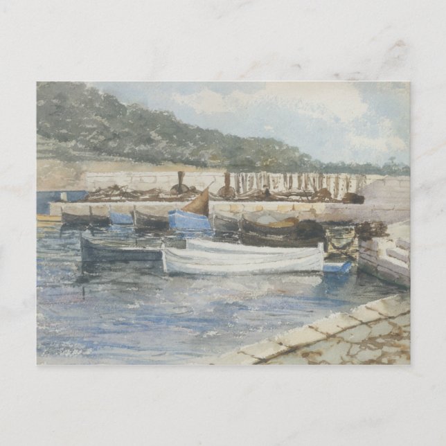 John Singer Sargent - Boats Postcard (Front)