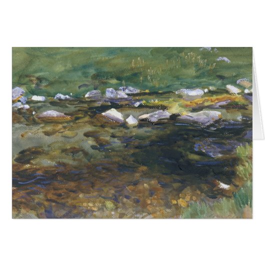 John Singer Sargent - Brook and Meadow Cards (Front Horizontal)