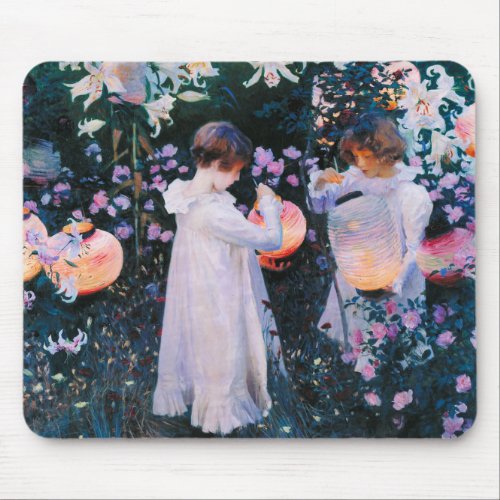 John Singer Sargent Carnation Lily Lily Rose Mouse Pad