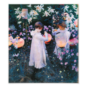 John Singer Sargent Carnation Lily Lily Rose Photo Print