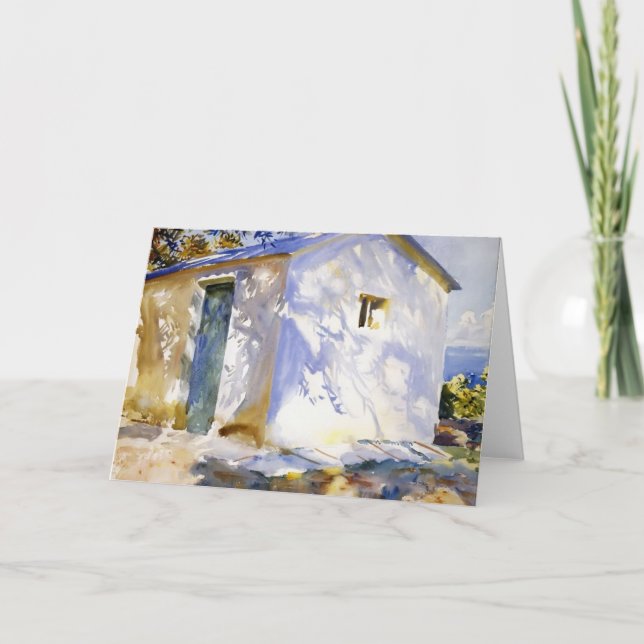 John Singer Sargent- Corfu: Lights and Shadows Card (Front)