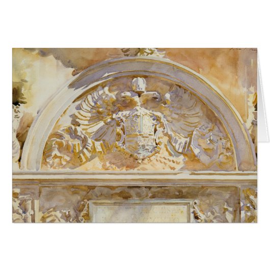 John Singer Sargent - Escutcheon of Charles V Cards (Front Horizontal)