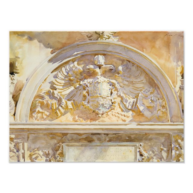 John Singer Sargent - Escutcheon of Charles V Photo Print (Front)
