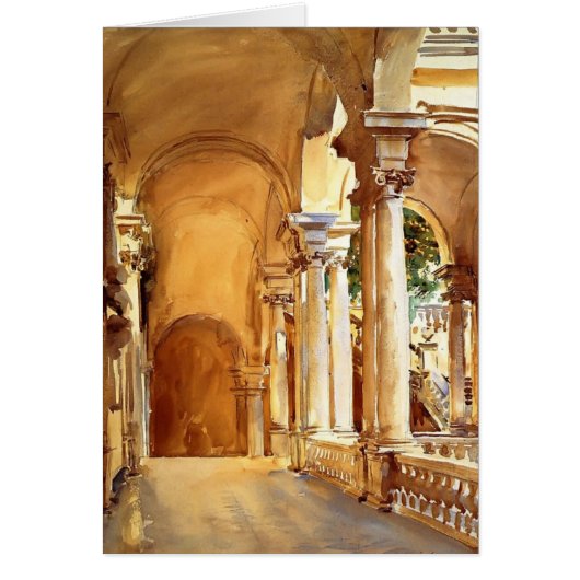 John Singer Sargent: Genoa, the University Cards (Front)