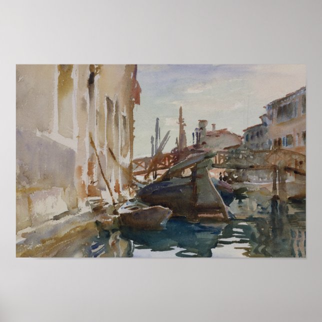 John Singer Sargent - Giudecca Poster (Front)