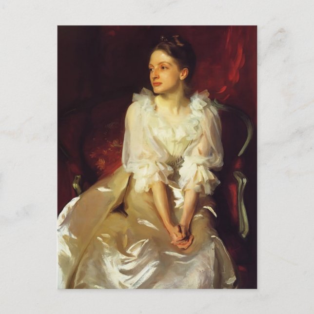 John Singer Sargent- Helen Dunham Postcard (Front)