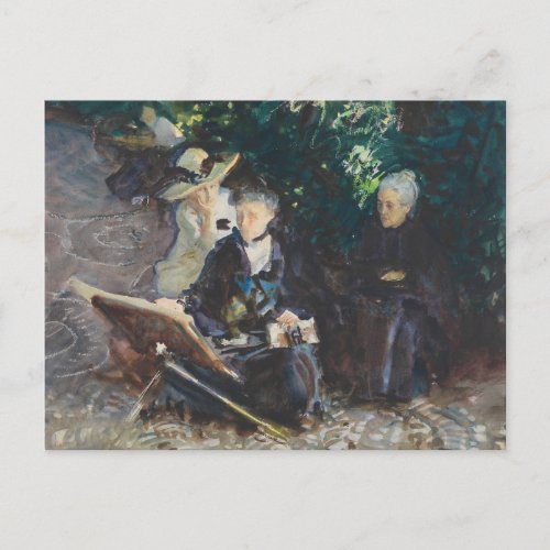 John Singer Sargent _ In the Generalife Postcard