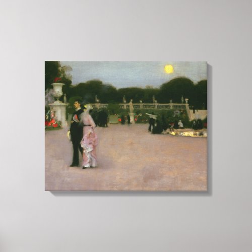 John Singer Sargent _ In the Luxembourg Gardens Canvas Print