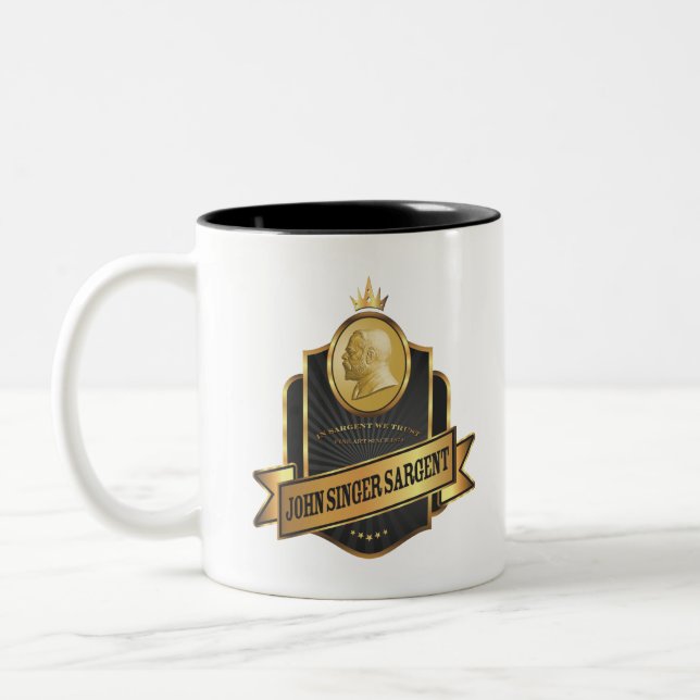 John Singer Sargent Label Mug (Left)