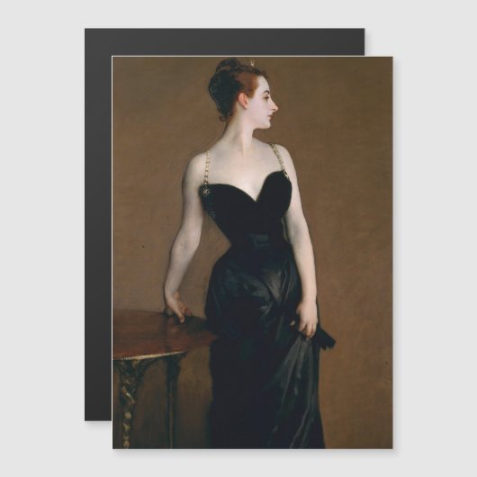 John Singer Sargent Madame X Classic Portrait (Front/Back)