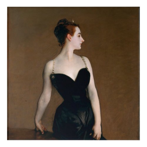 John Singer Sargent Madame X Classic Portrait Acrylic Print