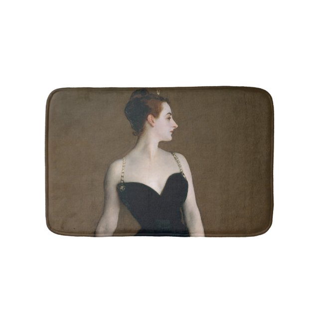 John Singer Sargent Madame X Classic Portrait Bath Mat (Front)