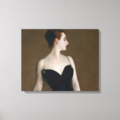 John Singer Sargent Madame X Classic Portrait Canvas Print